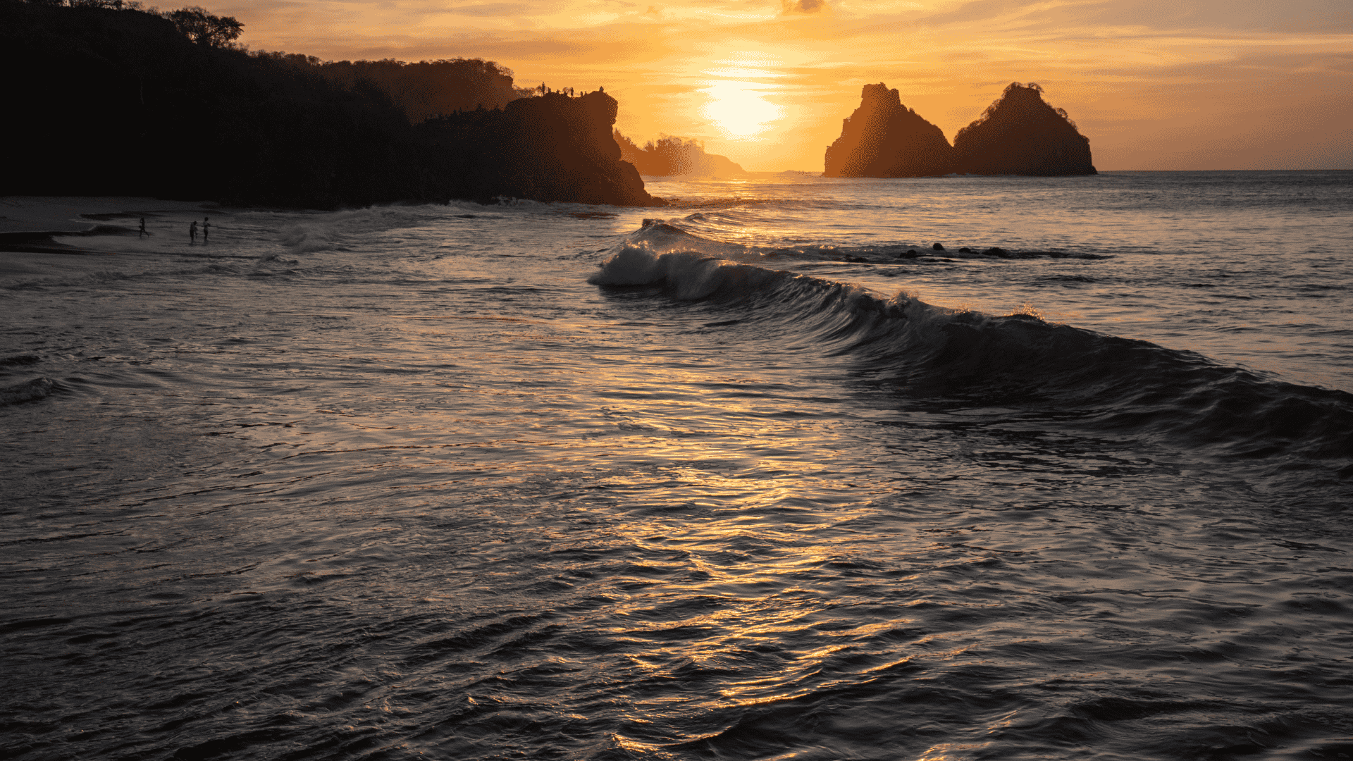Sunset over Americano Beach in Noronha_Camila Saunier International Realty