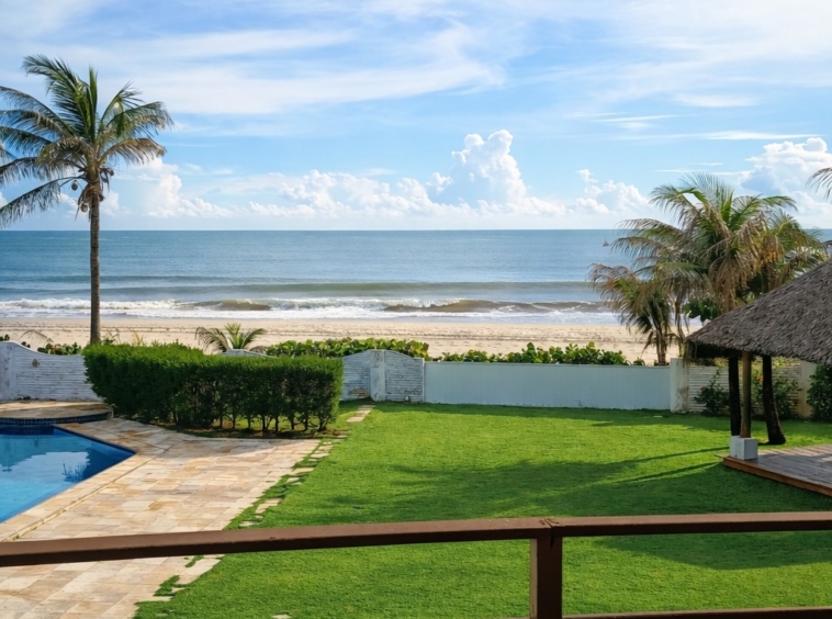 This is a Beachfront property in Aquiraz that prioritizes what truly matters: space, comfort, nature, and tranquility. As a Praia do Presídio beachfront property, it was designed with architecture that connects indoor living to the outdoors. The result feels like a Luxury beachfront villa Ceará buyers look for when they want privacy, ocean views, and a true “slow down” lifestyle—without giving up convenience.